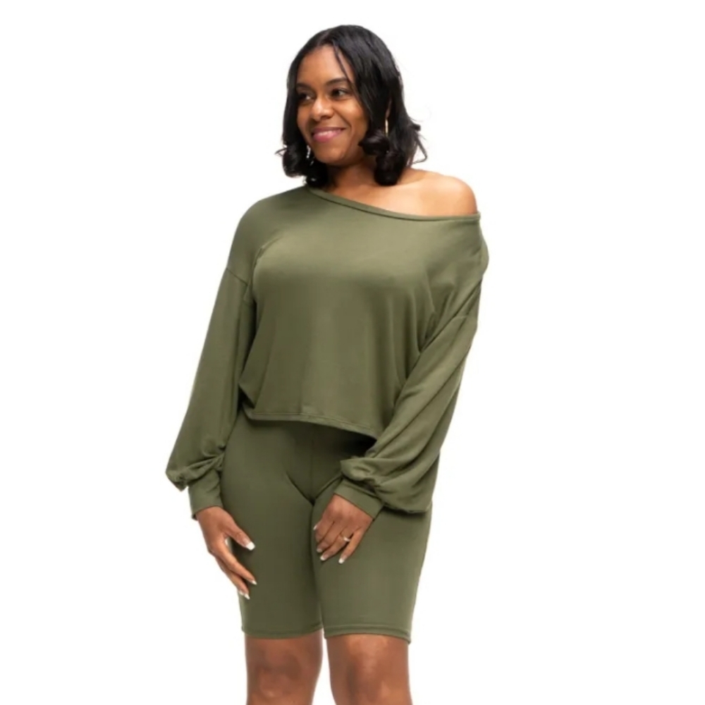 Green Biker Set